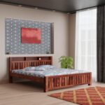 TreeWalley Solid Sheesham Wood King Size Bed Without Storage
