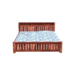 TreeWalley Solid Sheesham Wood King Size Bed Without Storage - Image 3