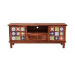TreeWalley Sheesham Wood Entertainment Tv Unit for Living Room - Image 2