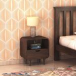 TreeWalley Solid Sheesham Wood Bedside Table for Bedroom | Solid Wood Furniture