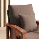 TreeWalley Solid Sheesham Wood Sofa 1 Seater | Wooden Single Sofa - Image 4