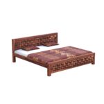TreeWalley Solid Sheesham Wood King Size Bed Without Storage - Image 3