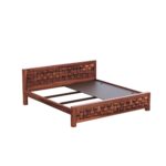 TreeWalley Solid Sheesham Wood King Size Bed Without Storage - Image 5