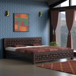 TreeWalley Solid Sheesham Wood Queen Size Bed Without Storage