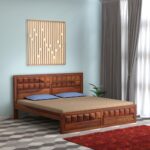 TreeWalley Solid Sheesham Wood Queen Size Bed Without Storage