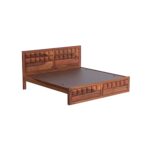 TreeWalley Solid Sheesham Wood King Size Bed Without Storage - Image 4
