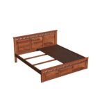 TreeWalley Solid Sheesham Wood Queen Size Bed Without Storage - Image 3