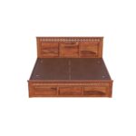 TreeWalley Solid Sheesham Wood King Size Bed Without Storage - Image 2