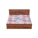TreeWalley Solid Sheesham Wood King Size Bed Without Storage - Image 4