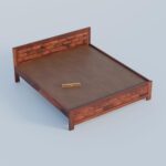 TreeWalley Casa Solid Sheesham Wood King Size Bed Without Storage - Image 4