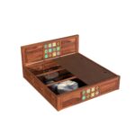 TreeWalley King Size Bed with Storage Box | Sheesham Wood Bed - Image 4
