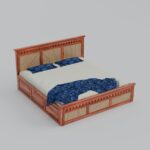 TreeWalley Sheesham Wood King Size Bed with Storage Wooden Double Bed Cot - Image 3