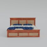 TreeWalley Sheesham Wood King Size Bed with Storage Wooden Double Bed Cot - Image 4