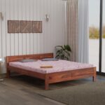 TreeWalley Solid Sheesham Wood King Size Bed Without Storage