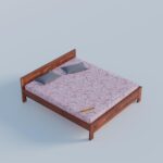 TreeWalley Solid Sheesham Wood Queen Size Bed Without Storage - Image 5