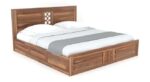 TreeWalley Sheesham Wood King Size Bed with Box Storage | Solid Wood Furniture - Image 4