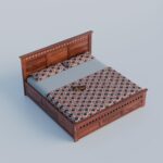 TreeWalley Solid Sheesham Wood Queen Size Bed with Storage Box - Image 4