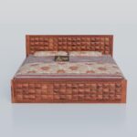 TreeWalley Solid Sheesham Wood Queen Size Bed with Storage Box - Image 3