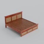 TreeWalley Sheesham Wood King Size Cane Bed Without Storage Wooden Double Cot - Image 5