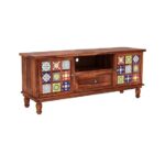 TreeWalley Sheesham Wood Entertainment Tv Unit for Living Room - Image 5
