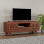 TreeWalley Sheesham Wood Entertainment Tv Unit for Living Room