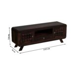 TreeWalley Sheesham Wood Entertainment Tv Unit for Living Room - Image 2