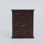 TreeWalley Solid Sheesham Wood Shoe Storage Cabinet | Solid Wood Furniture - Image 6
