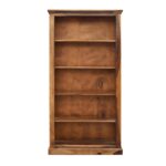 TreeWalley Solid Sheesham Wood Bookshelf with 5 Open Shelves - Image 6
