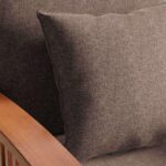 TreeWalley Solid Sheesham Wood Sofa 1 Seater | Wooden Single Sofa - Image 3