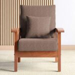 TreeWalley Solid Sheesham Wood Sofa 1 Seater | Wooden Single Sofa - Image 5