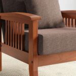 TreeWalley Solid Sheesham Wood Sofa 1 Seater | Wooden Single Sofa - Image 6