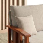 TreeWalley Solid Sheesham Wood Sofa 3 Seater | Wooden Sofa Set for Living Room - Image 5