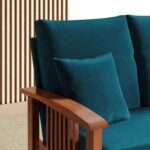 TreeWalley Solid Sheesham Wood Sofa 2 Seater | Wooden Sofa Set for Living Room - Image 4