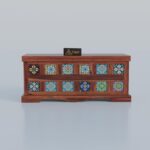 TreeWalley Solid Sheesham Wood Trunk Storage for Living Room - Image 5