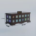 TreeWalley Solid Sheesham Wood Trunk Storage for Living Room - Image 2