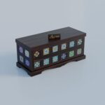 TreeWalley Solid Sheesham Wood Trunk Storage for Living Room - Image 4