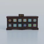 TreeWalley Solid Sheesham Wood Trunk Storage for Living Room - Image 5