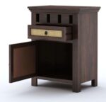 TreeWalley Sheesham Wood Nightstand Bedside Table For Bedroom - Image 2