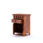 TreeWalley Sheesham Wood Nightstand Bedside Table for Bedroom - Image 2
