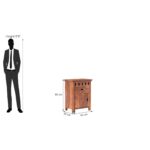 TreeWalley Sheesham Wood Nightstand Bedside Table for Bedroom - Image 3