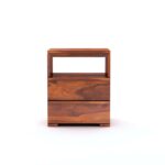 TreeWalley Sheesham Wood Nightstand Bedside Table for Bedroom - Image 6