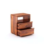 TreeWalley Sheesham Wood Nightstand Bedside Table for Bedroom - Image 3